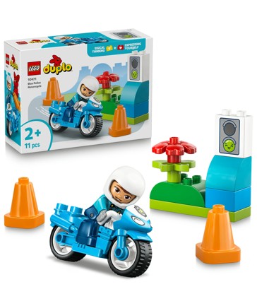LEGO® DUPLO Town Blue Police Motorcycle 10471