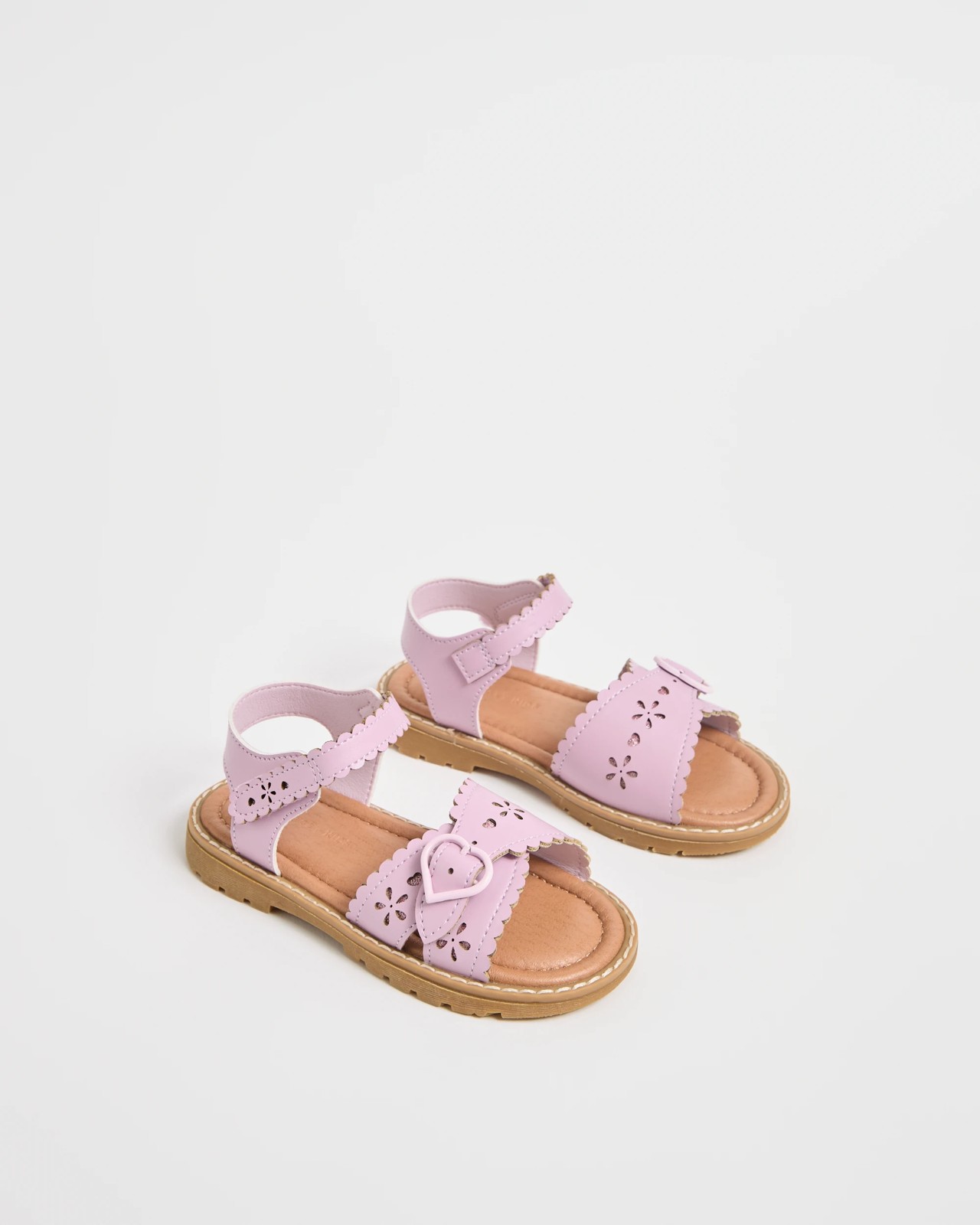 Cut-Out Sandals - Lilac 2 of 3