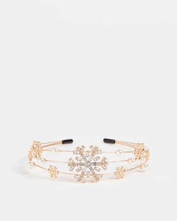 Christmas Metal Snowflake Headband