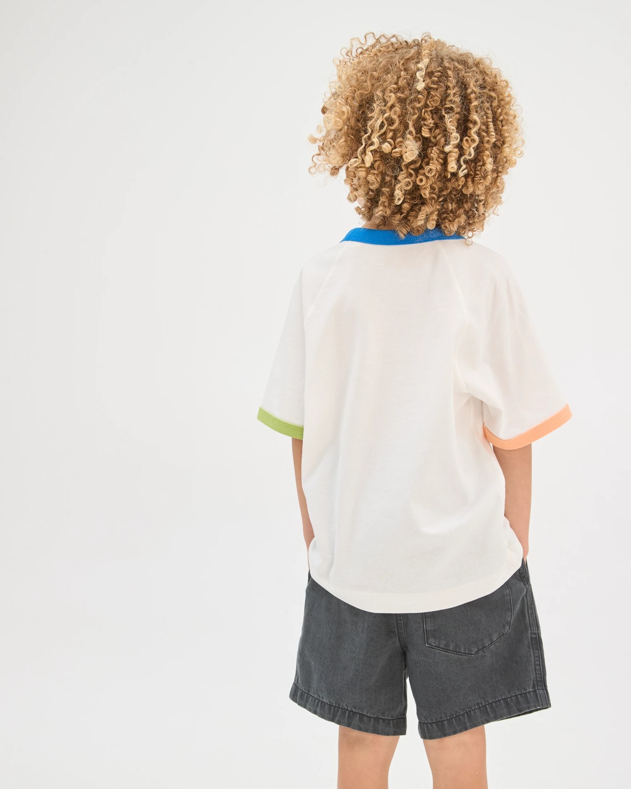 Australian Cotton Oversized Sporty T-Shirt - Multi 5 of 6