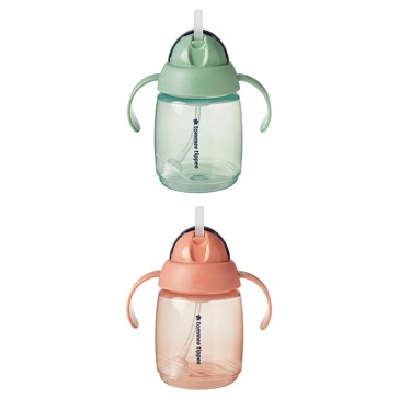 Tommee Tippee Superstar Weighted Straw Cup for Toddlers 6 months 300ml - Assorted*