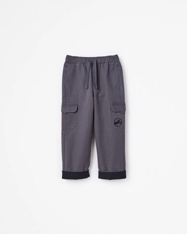 Australian Cotton Blend Elastic Waistband Cargo Pants