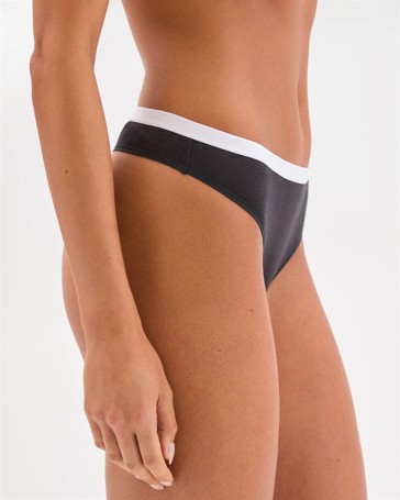 Australian Cotton 2 Pack Pointelle G-String Briefs - Lily Loves