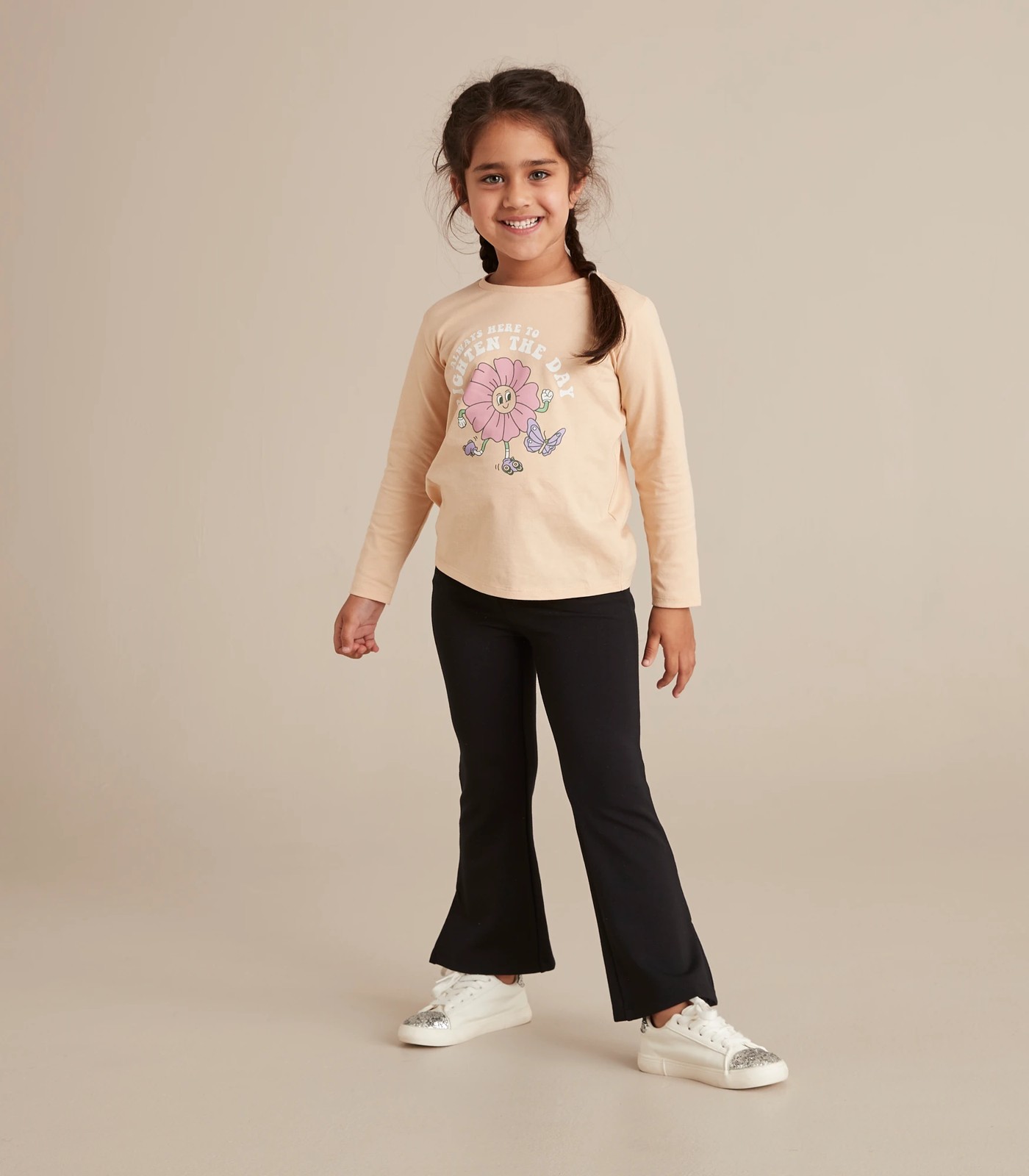 Kids Ponte Split-Hem Pants