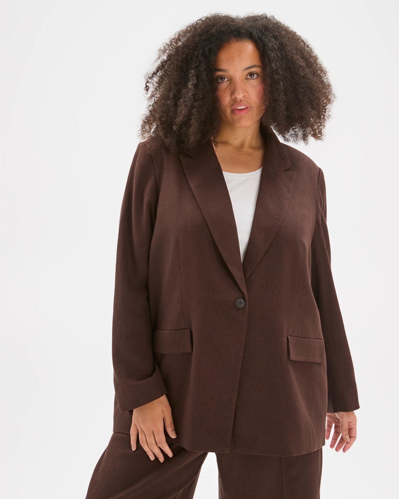 Plus Size Collared Blazer 3 of 6