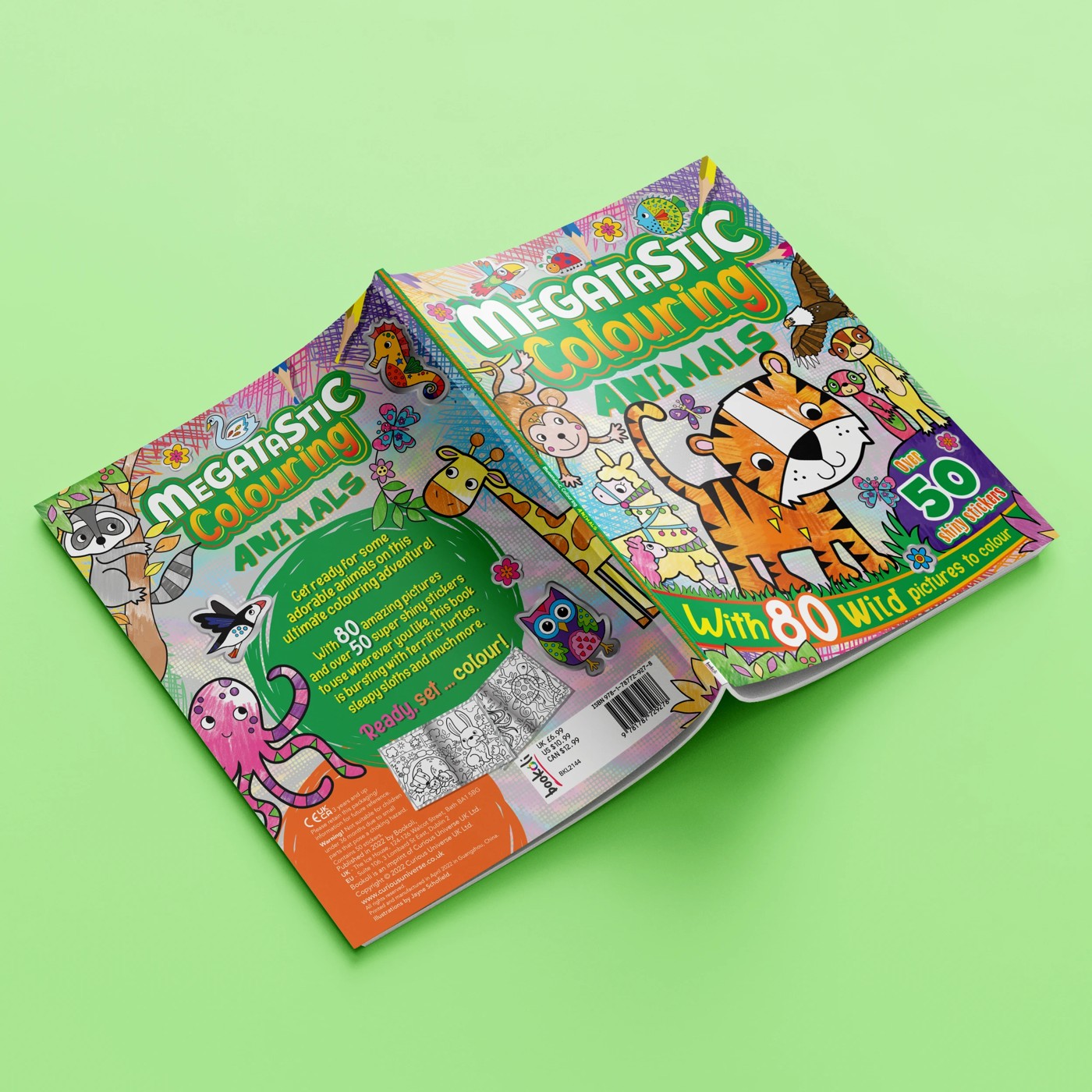 Megatastic Colouring: Animals - Book 4 of 4