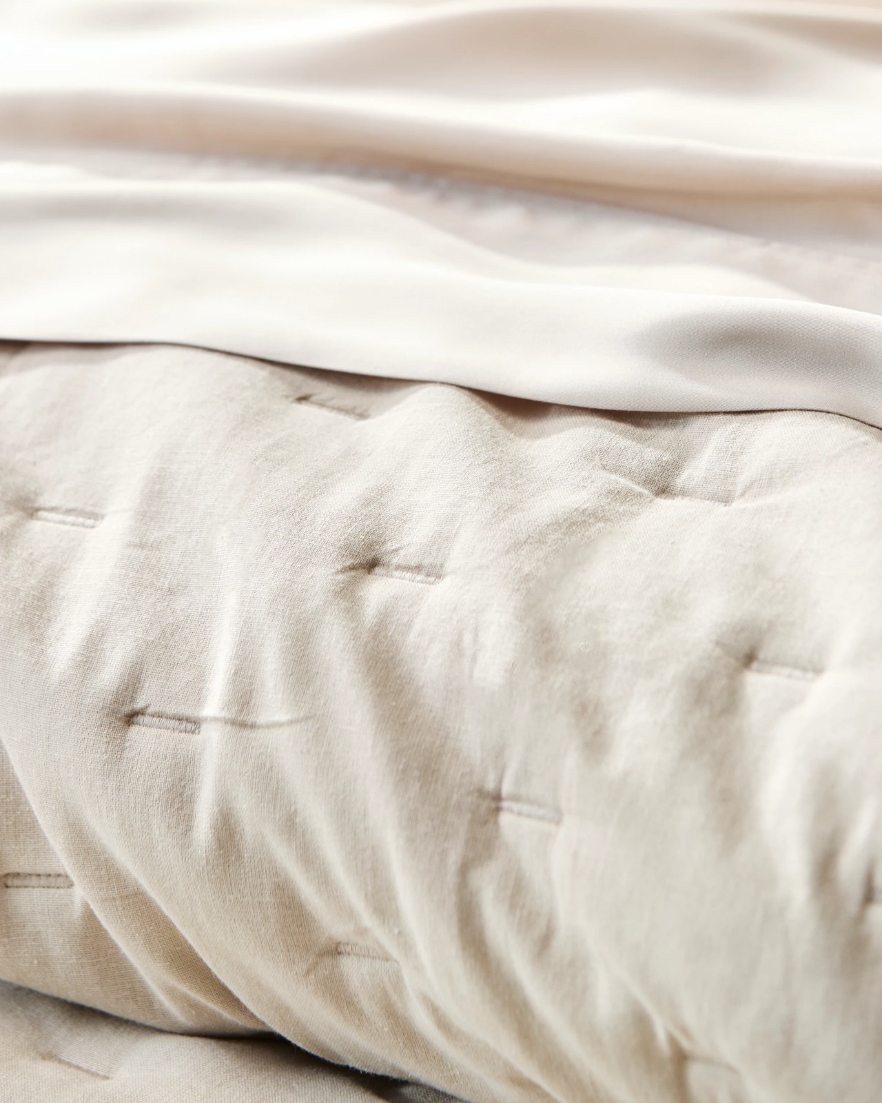 Laynie Linen/Cotton Coverlet Set - Pebble 2 of 6