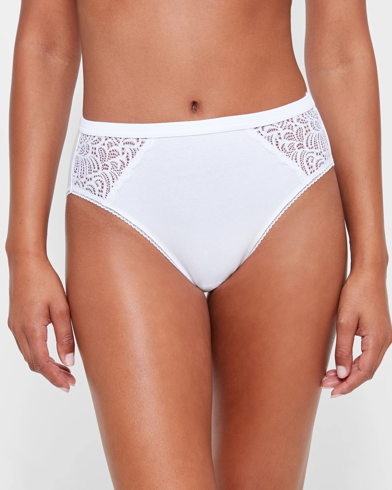 Cotton Comfort High Waist Brief White