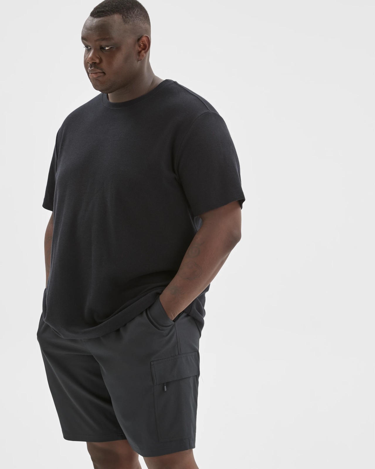 Plus Size Hybrid Shorts - Black 3 of 6