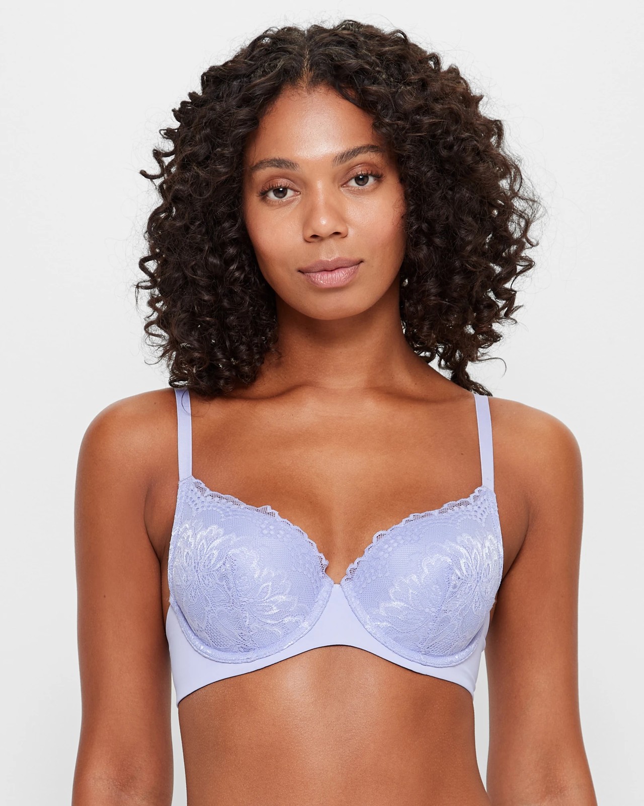 Lace T-Shirt Bra - Pastel Lilac