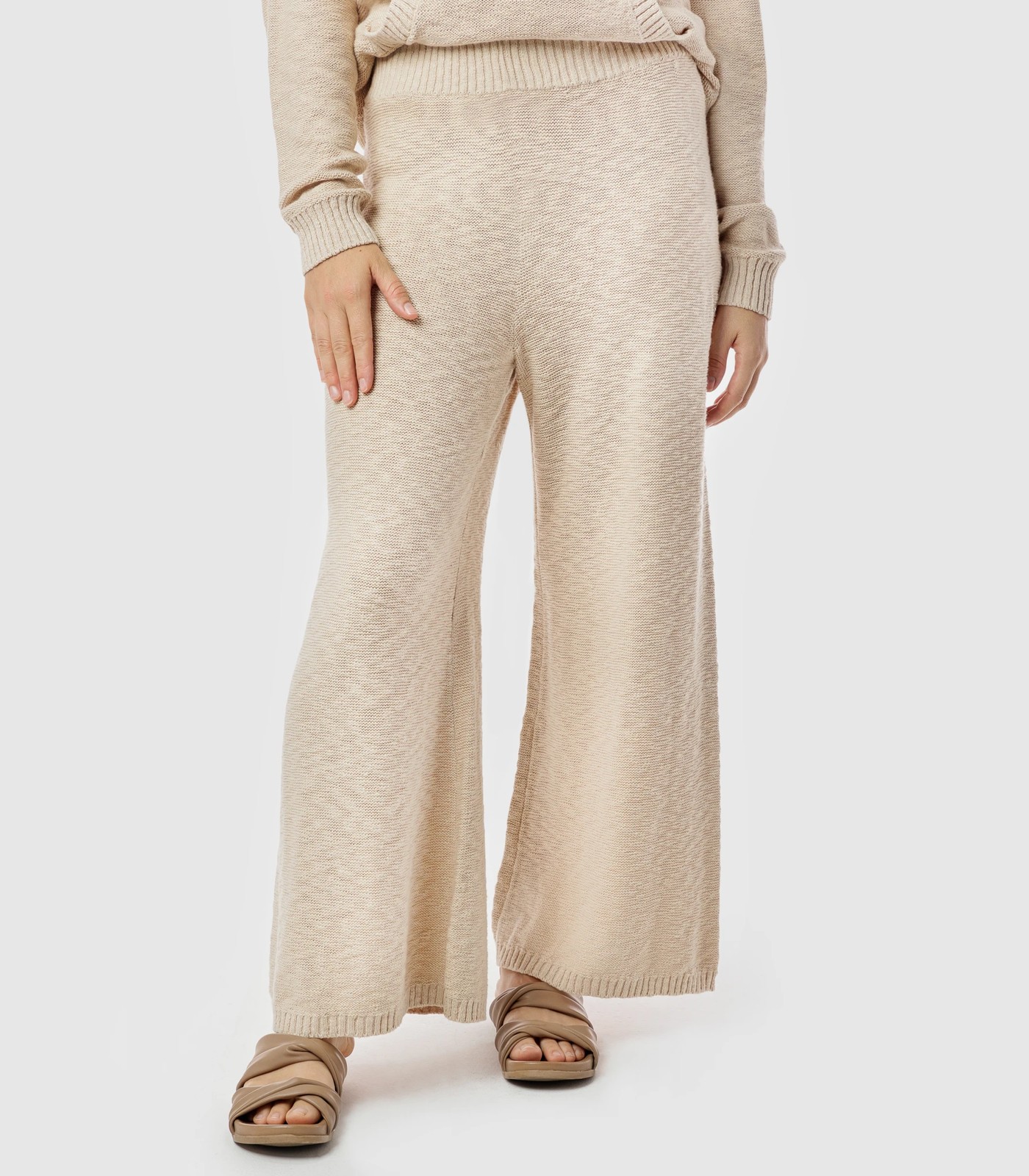 Wide Leg Knit Pants