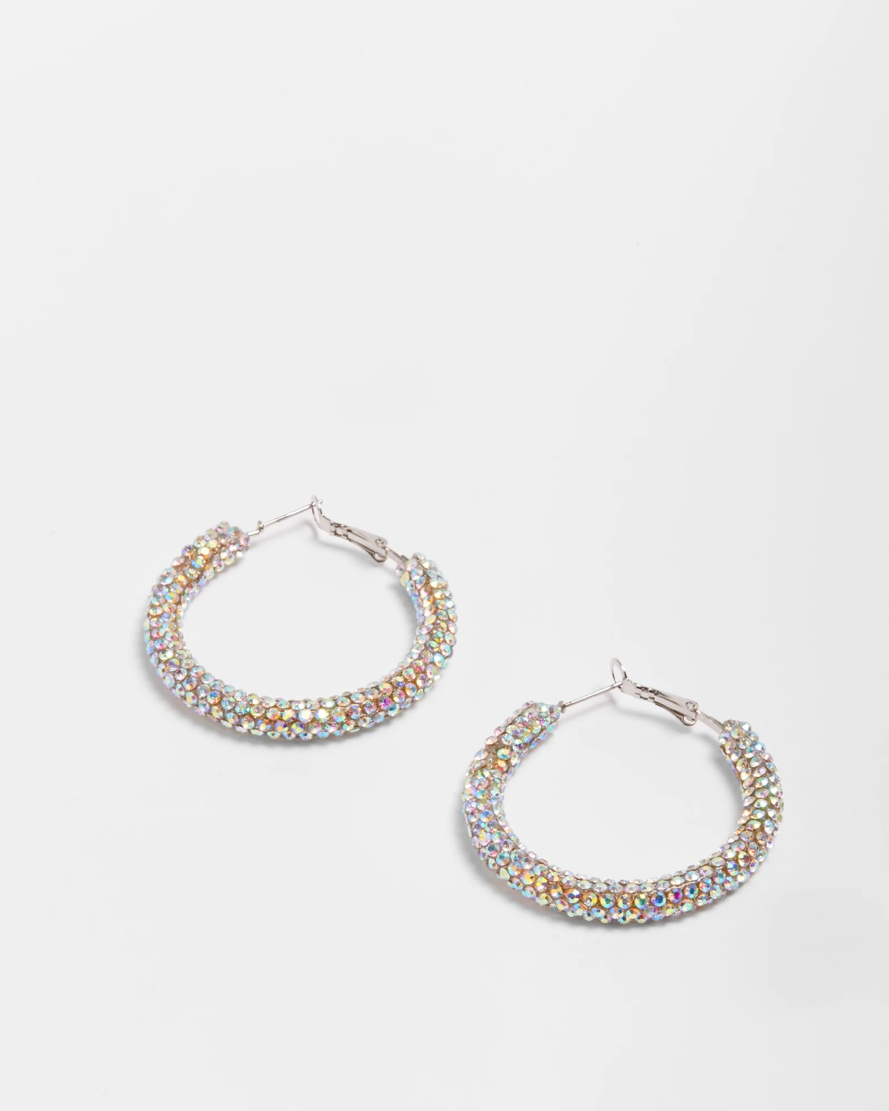 Sparkly deals hoop earrings