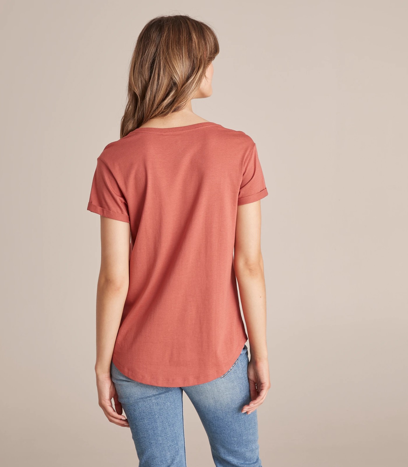 Cotton/Modal Relaxed T-Shirt 2 of 5
