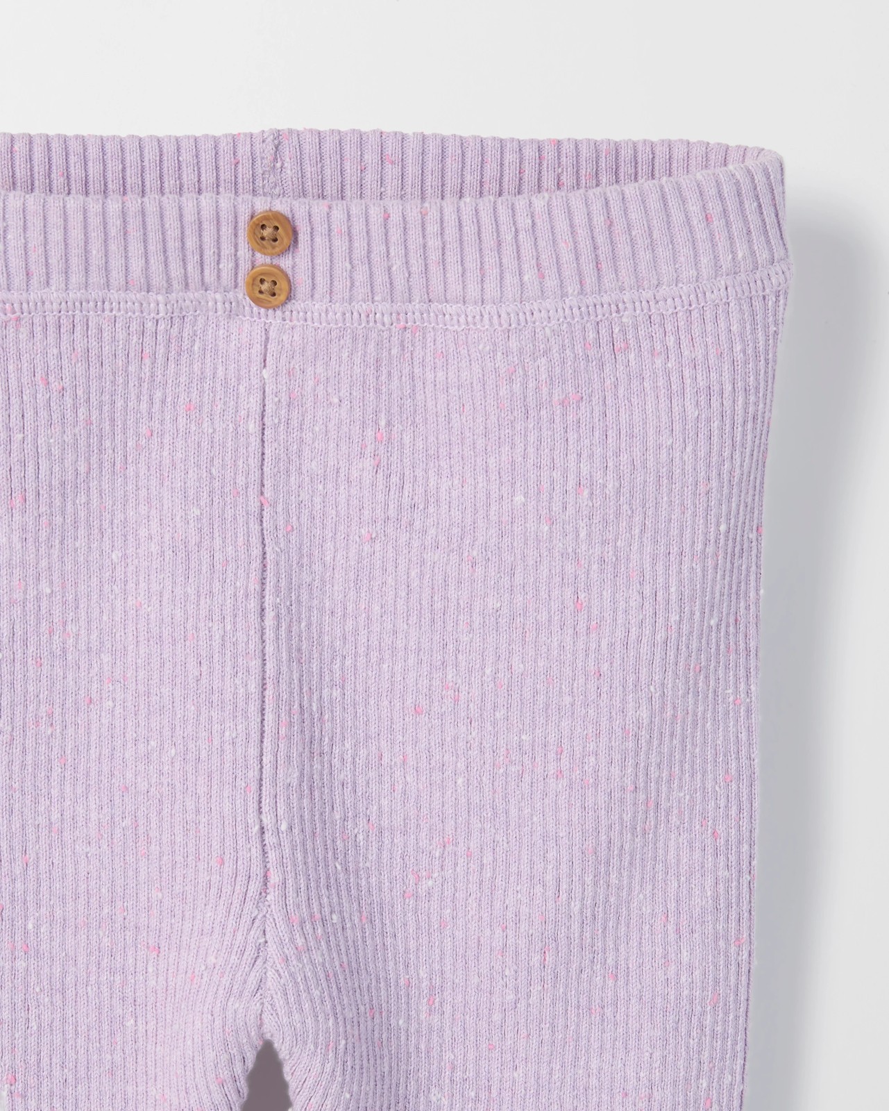 Baby Organic Cotton Rib Knit Pants 2 of 2