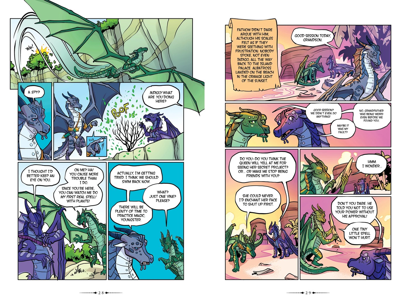 Legends Darkstalker: Wings of Fire The Graphic Novel by Tui T. Sutherland - Book 4 of 5