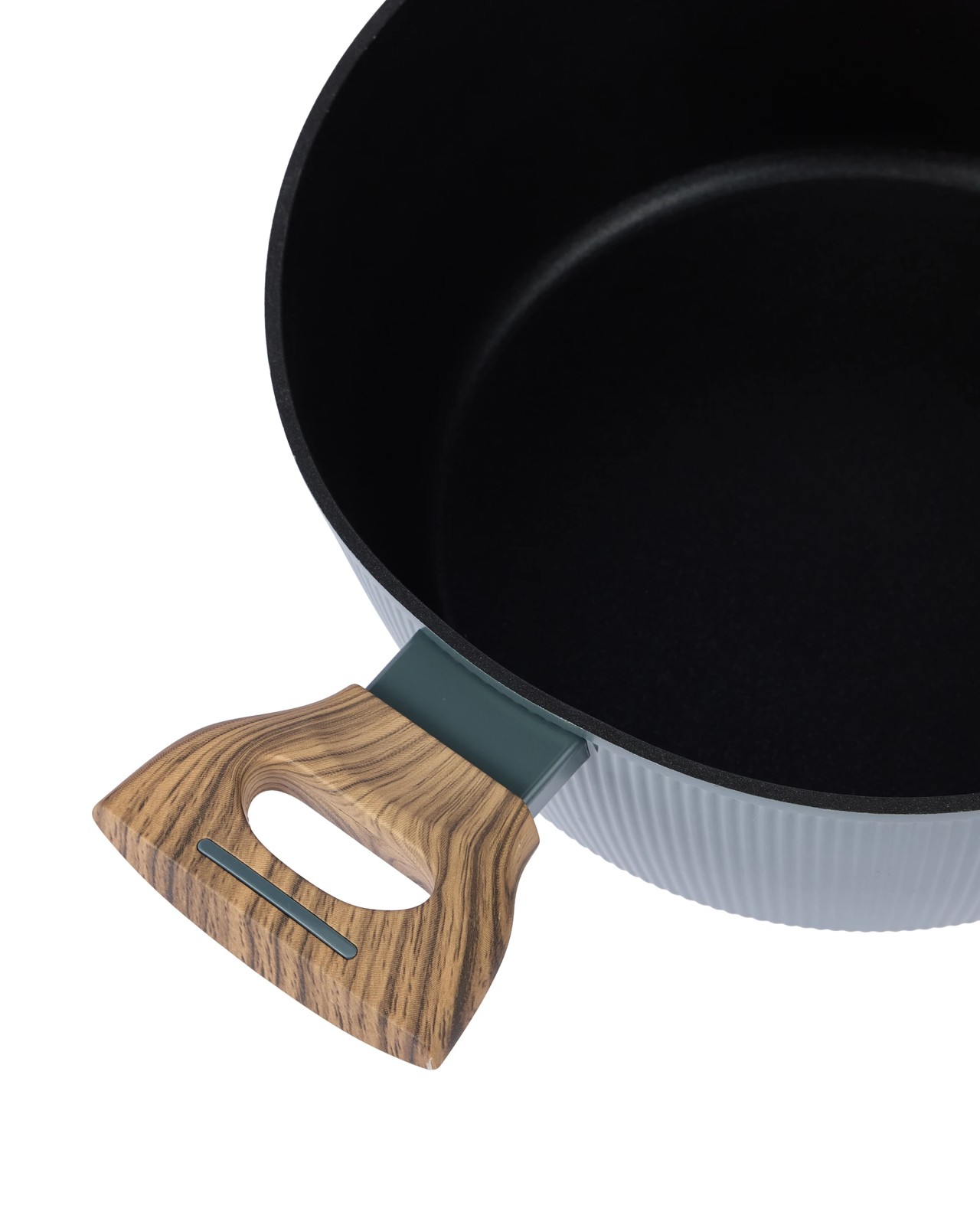Anko 24cm Linear Wood Look Casserole 3 of 6