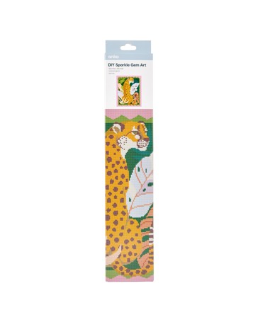 Anko DIY Sparkle Gem Art - Leopard
