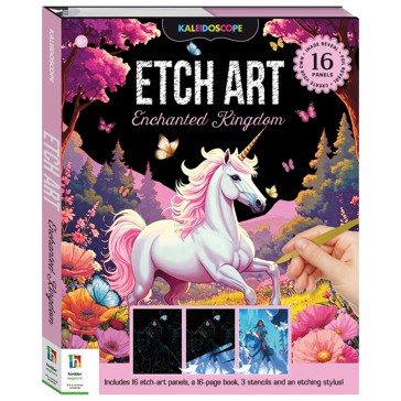 Kaleidoscope Etch Art Enchanted Kingdom - Book
