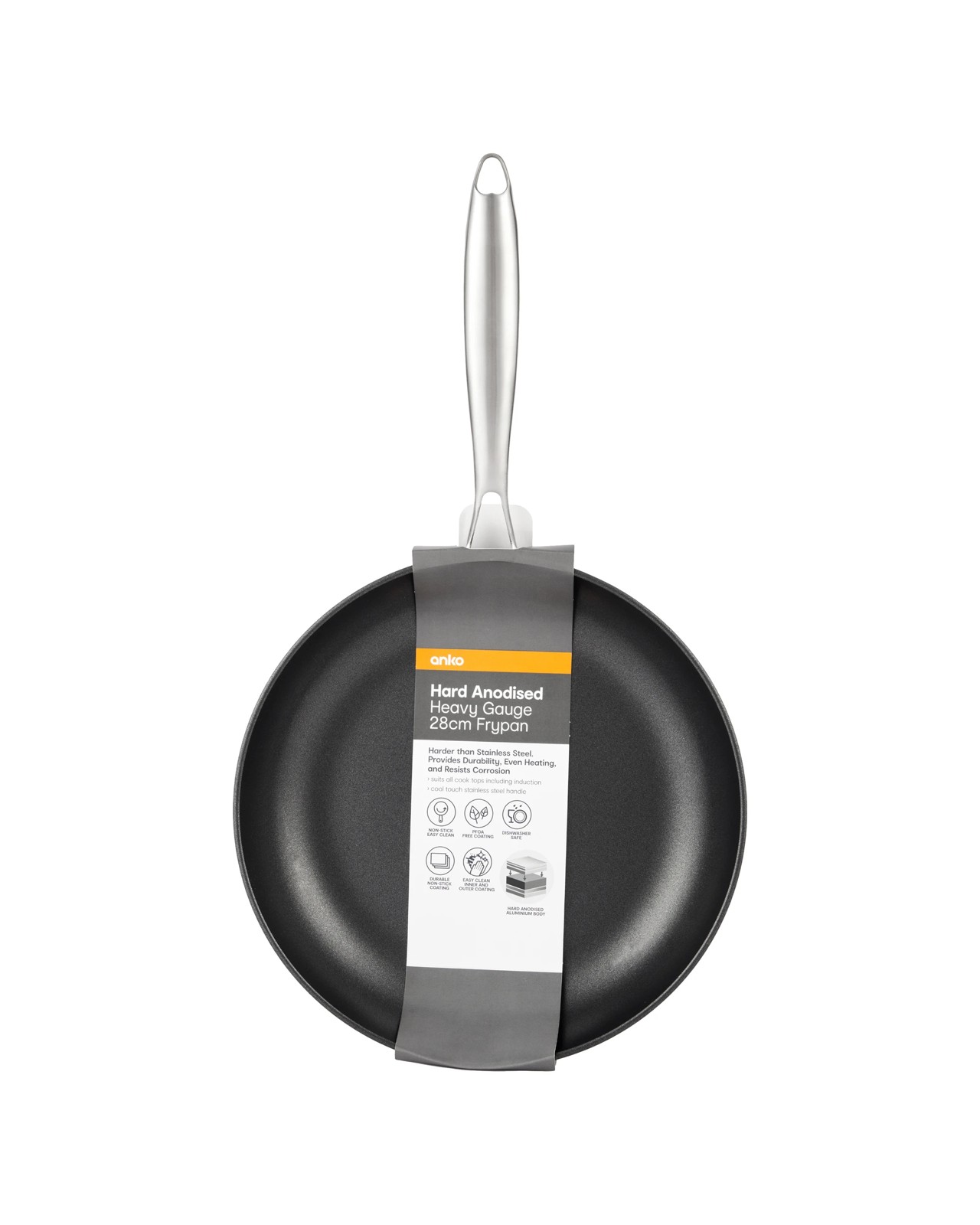 Anodised Non-Stick Frypan - Anko 5 of 5
