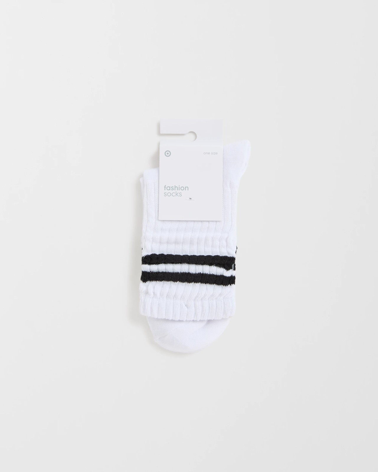 Australian Cotton Blend Slouch Sports Stripe Crew Socks 3 of 3