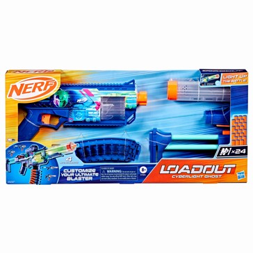 Nerf Loadout Cyberlight Ghost Bolt-Action Blaster