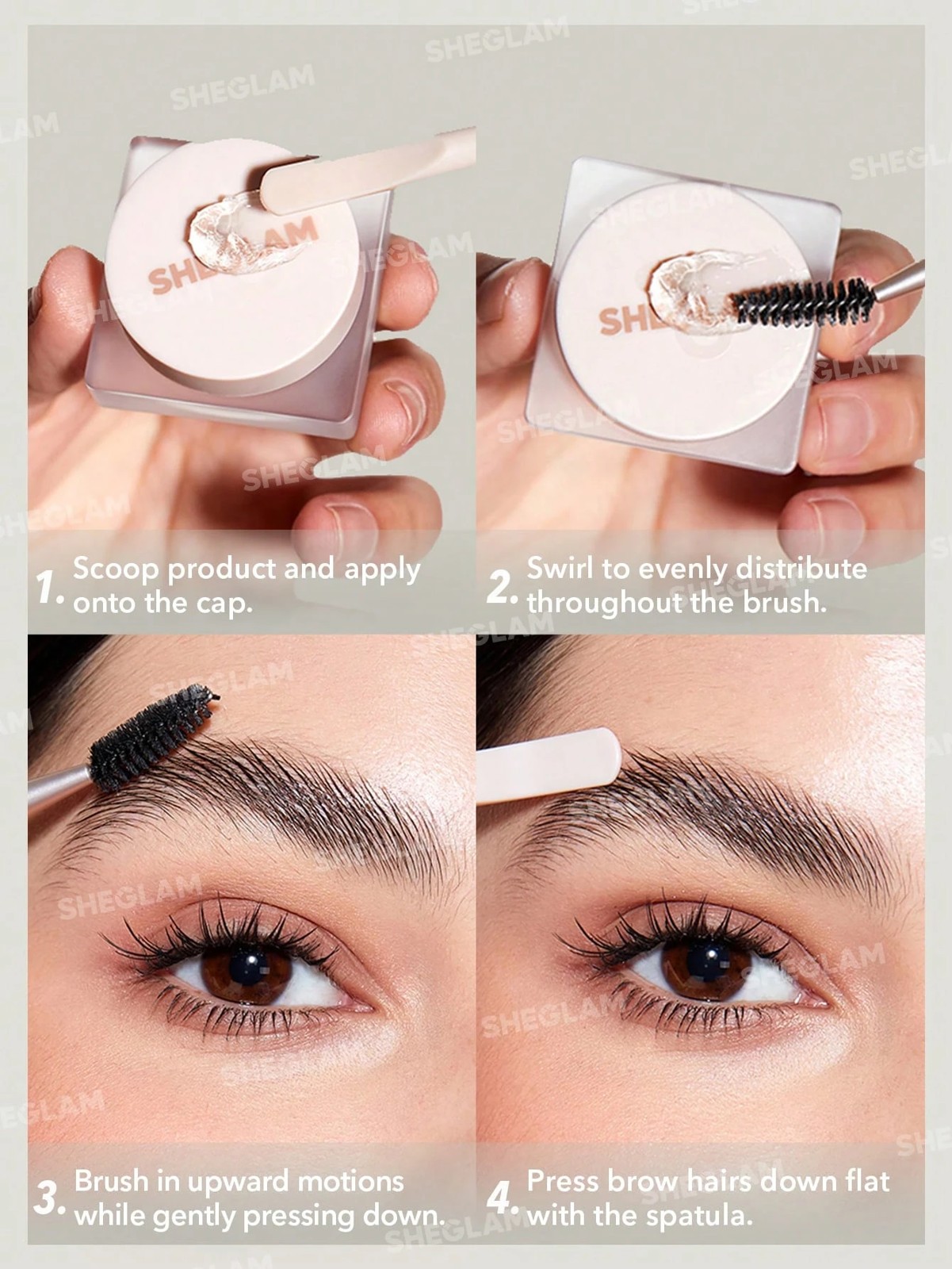 SHEGLAM Set Me Up Brow Hold - Crystal Clear 2 of 4