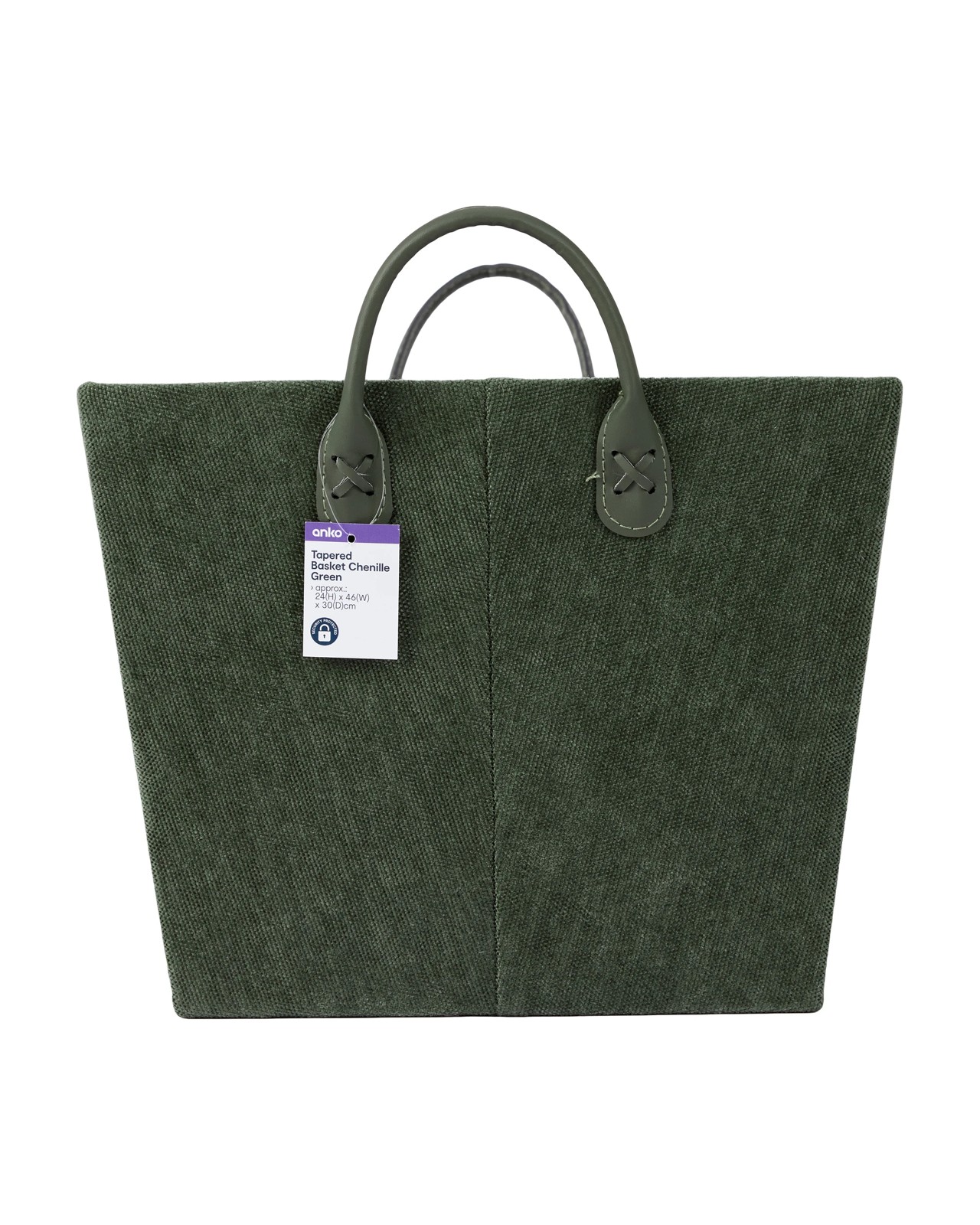 Anko Tapered Chenille Basket - Green 5 of 5