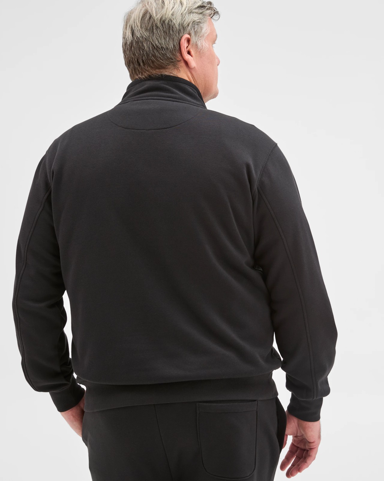 Plus Size Australian Cotton Blend 1/2 Zip Jumper 5 of 5