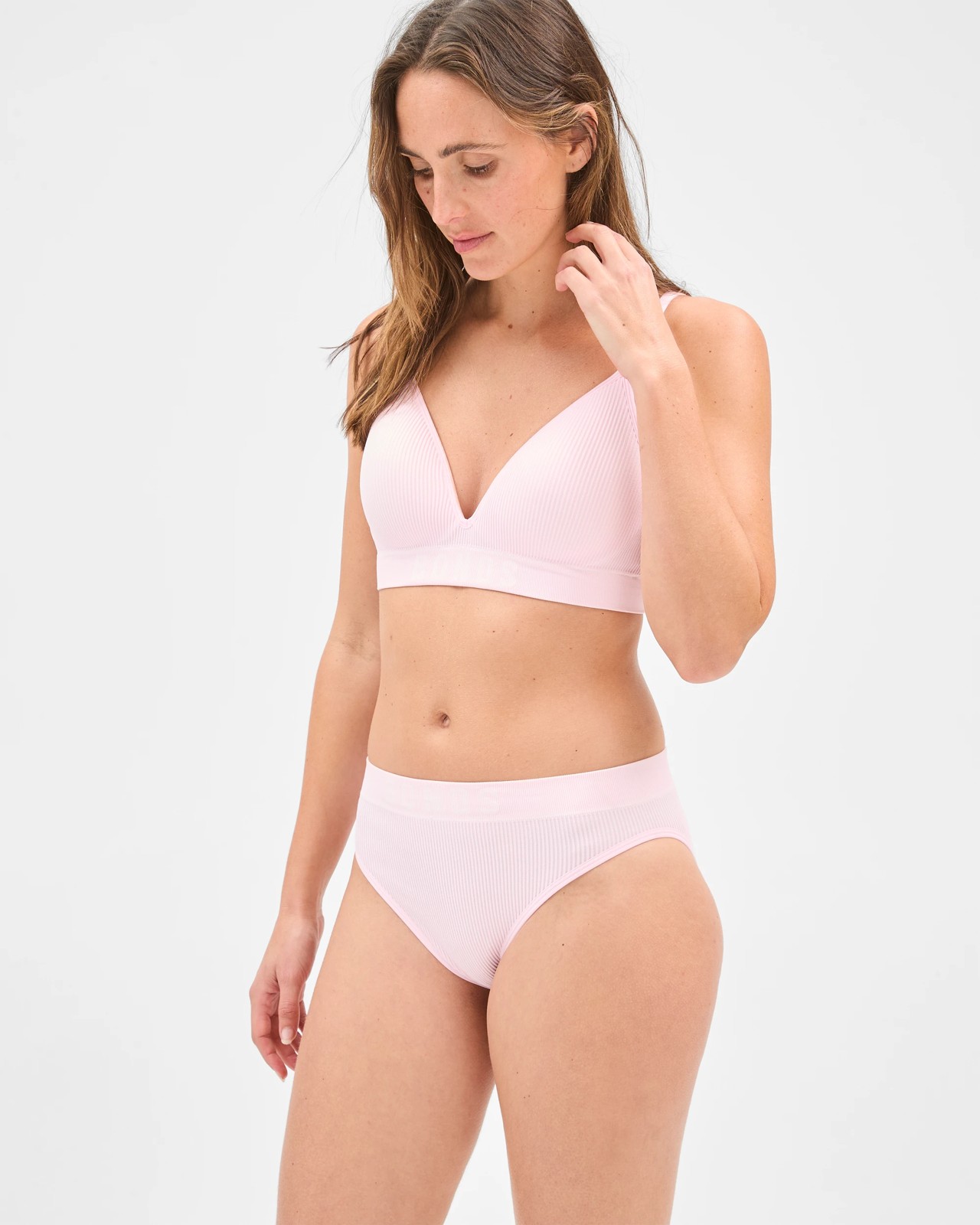 Bonds Womens Retro Hi Leg Bikini Briefs - Pink Peony 2 of 6