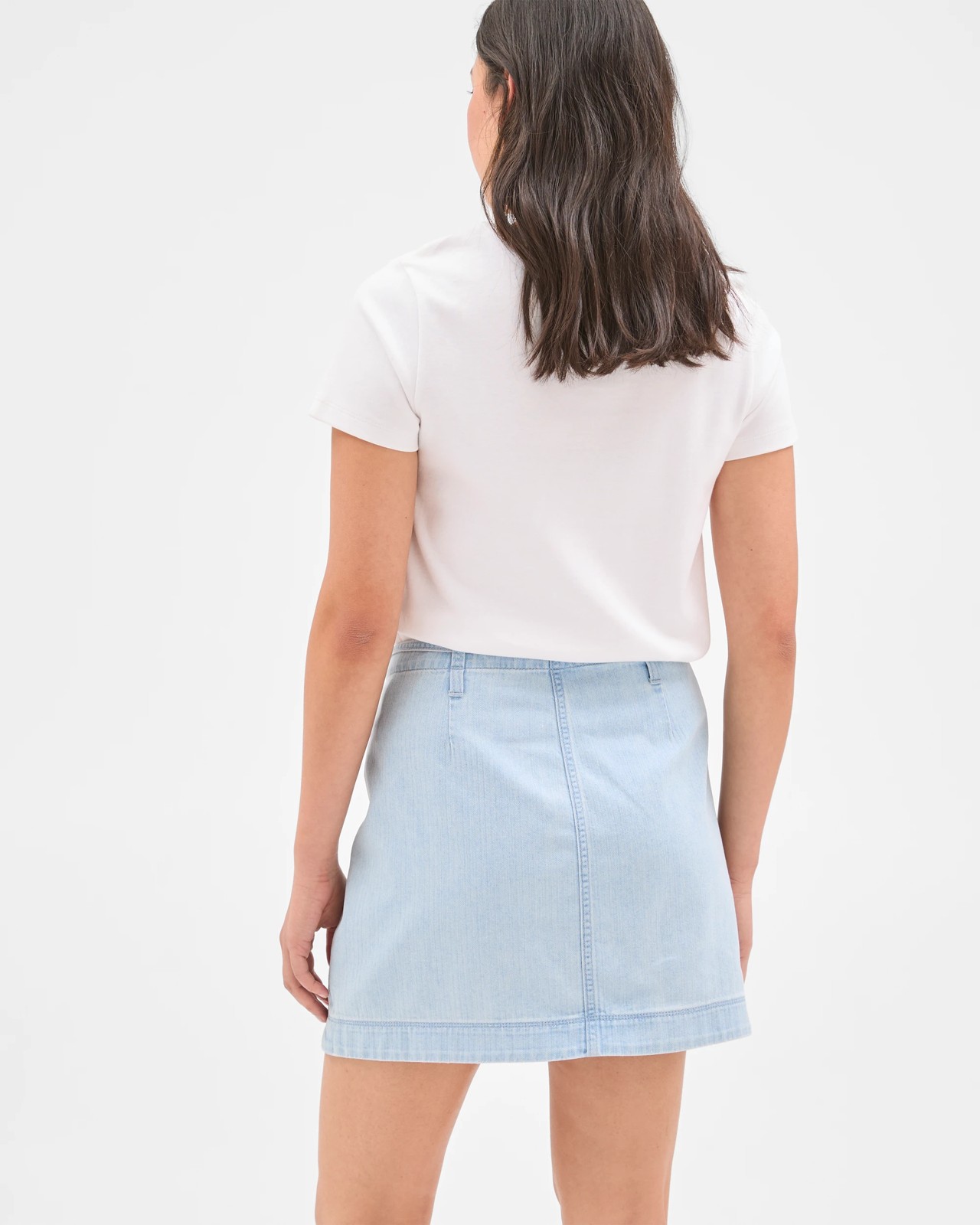 Wrap Front Mini Skirt 3 of 5
