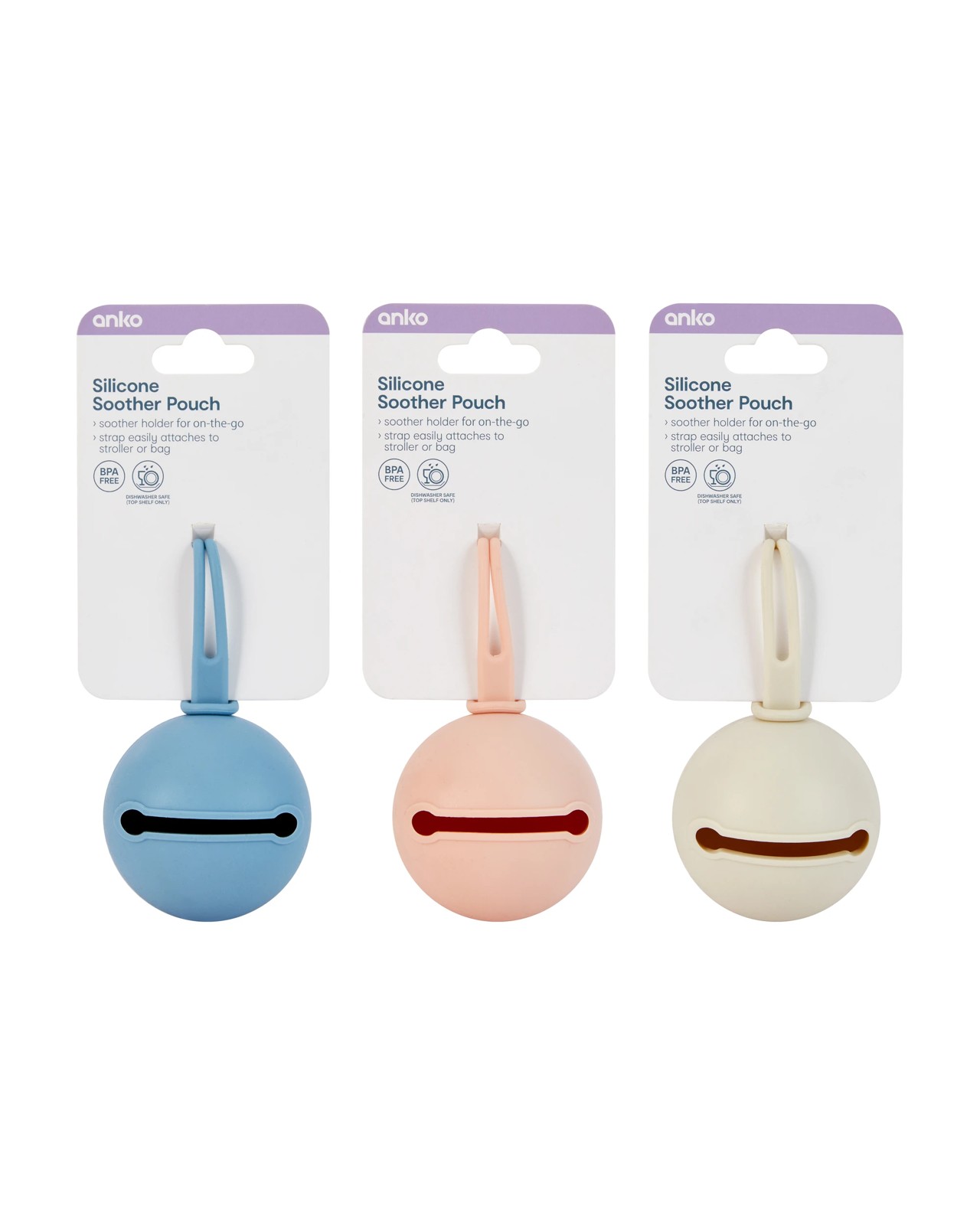 Anko Silicone Soother Pouch - Assorted 5 of 5