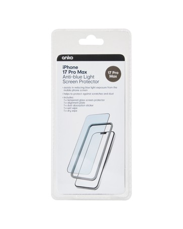 Anko iPhone 17 Pro Max Anti-Blue Light Screen Protector