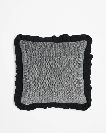 Kaya Knit Ruffle Cushion