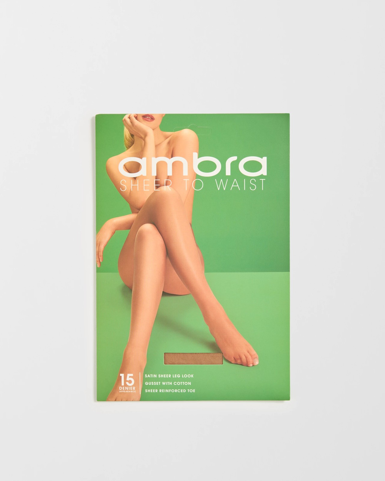 Ambra 1 Pack 15 Denier Sheer To Waist Pantyhose - Natural 2 of 5