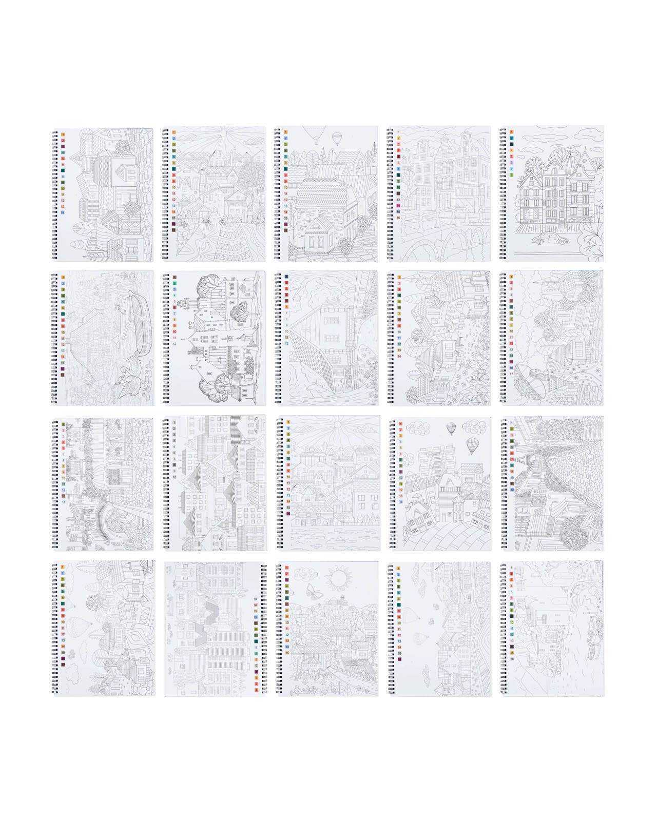 Anko Colour by Number Set - Landscapes 3 of 5