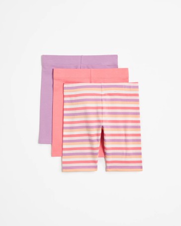 Girls Bike Shorts 3 Pack