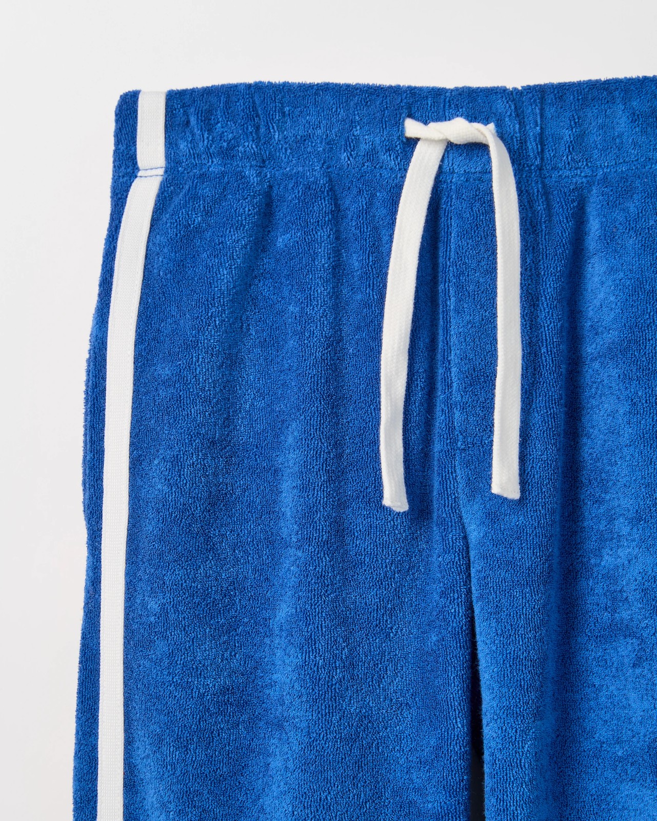 Australian Cotton Blend Reverse Terry Trackpants - Blue 2 of 2