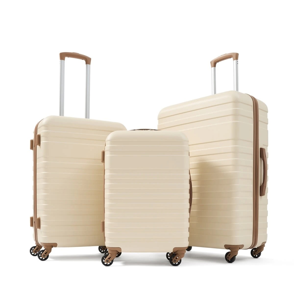 5 Piece Luggage Set, Beige - Anko 3 of 5