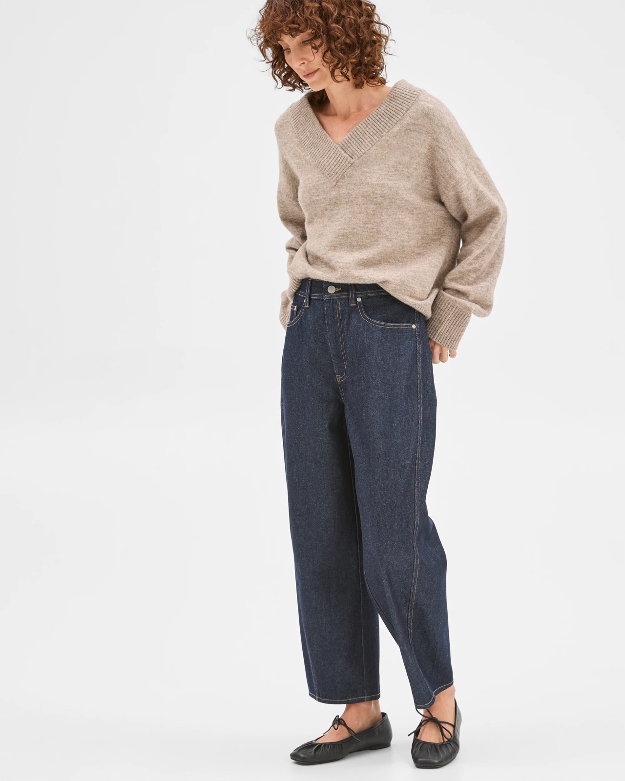 Harper Barrel Leg Denim Jeans 3 of 5