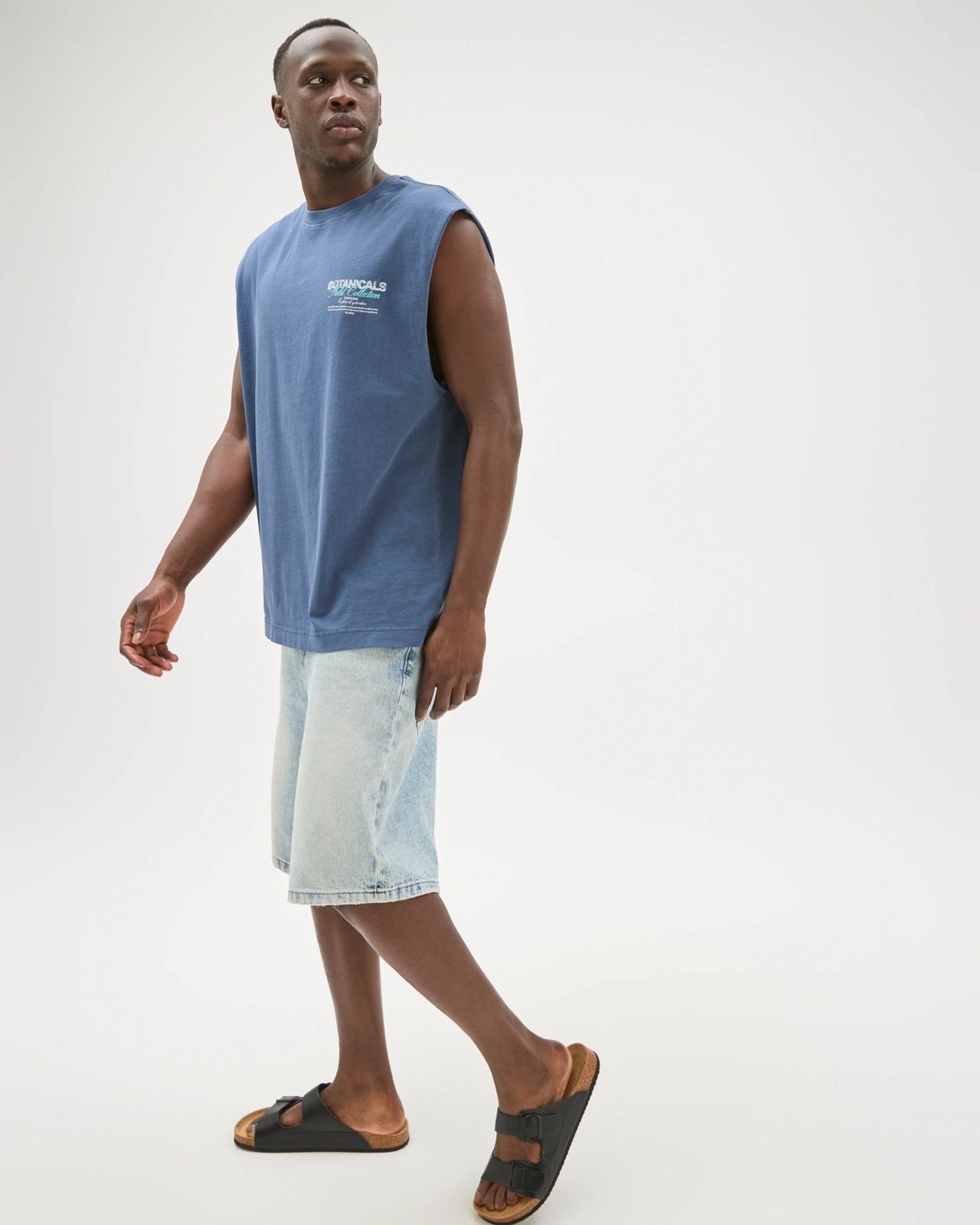 Commons Australian Cotton Washed Graphic Muscle Tank Top 3 of 6