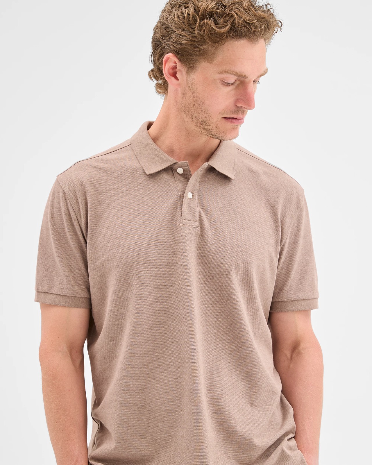 Australian Cotton Blend Pique Polo Top 4 of 6