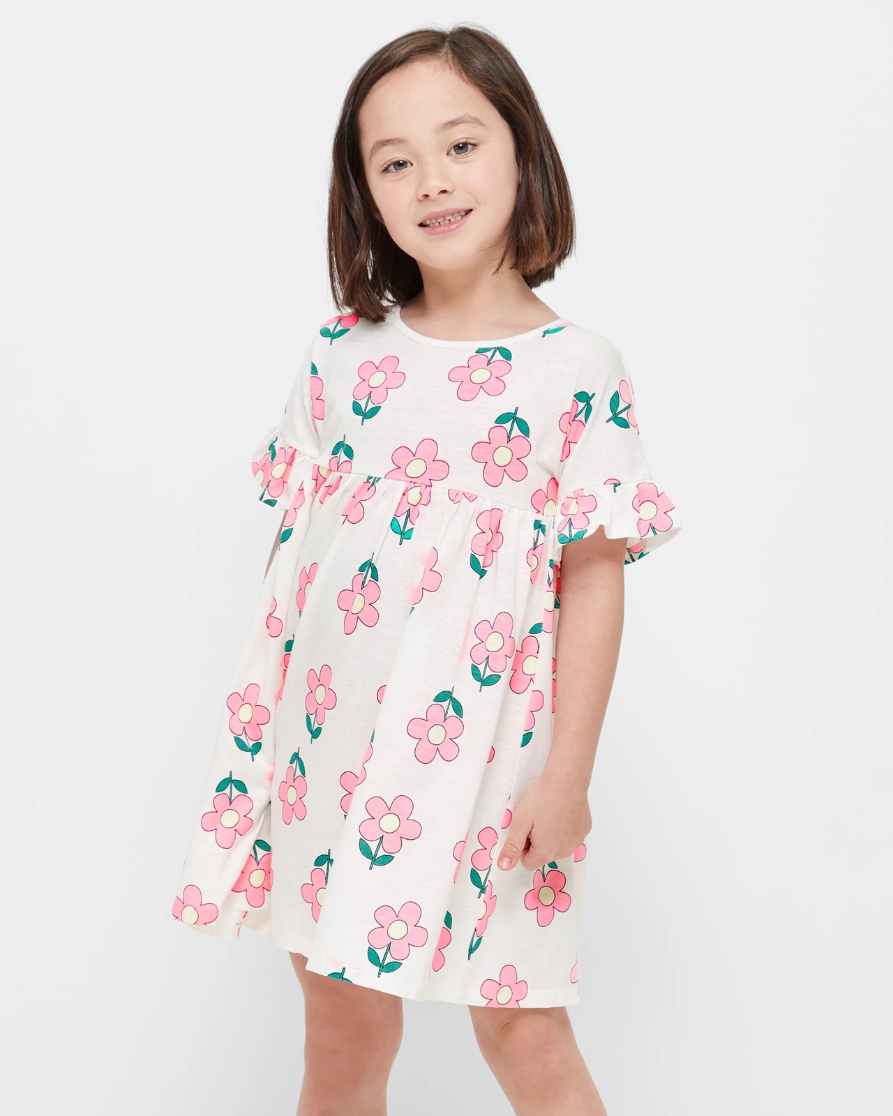 Babydoll Dress - Neon Daisy | Target Australia