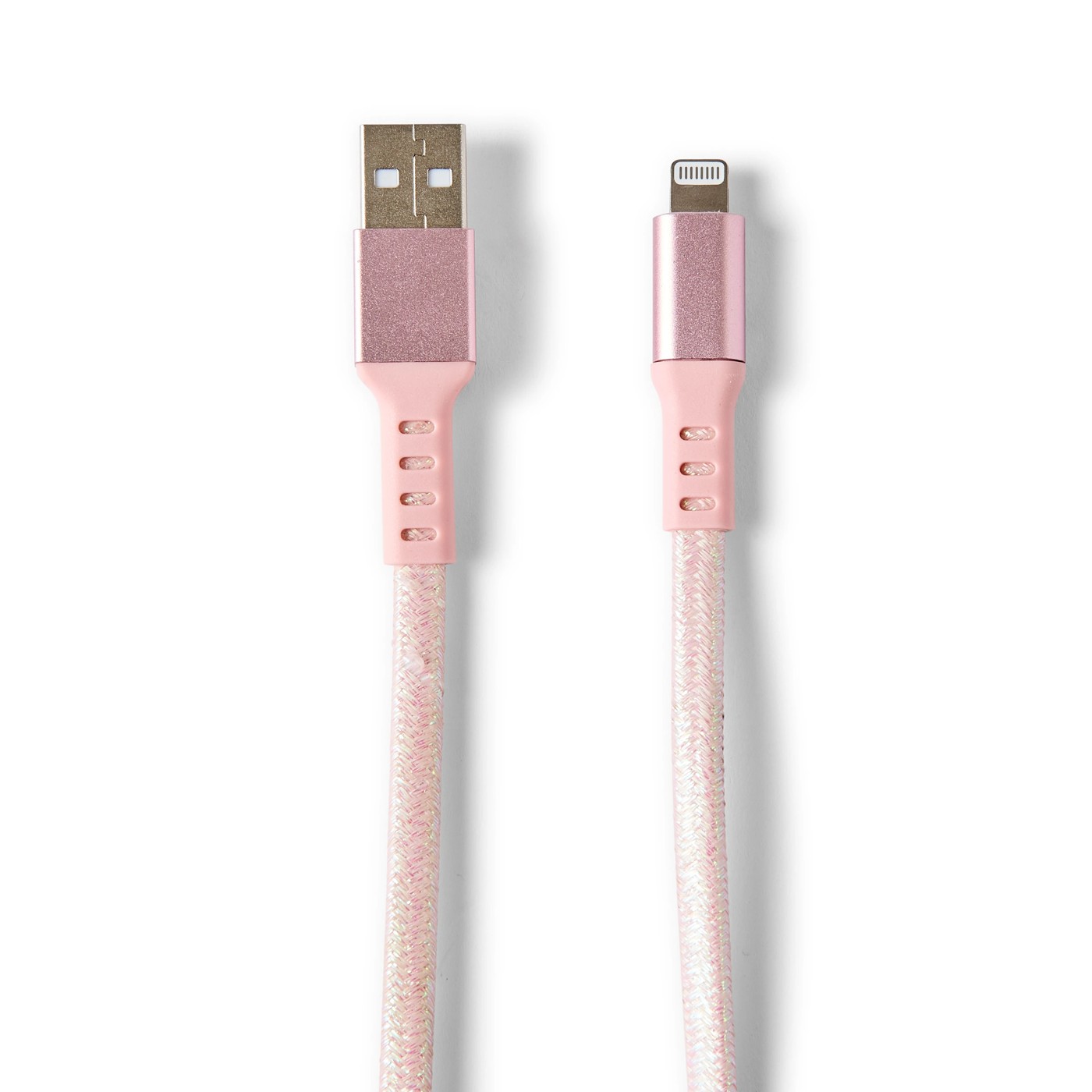 Anko USB-A to Lightning Cable - Pink 2 of 6
