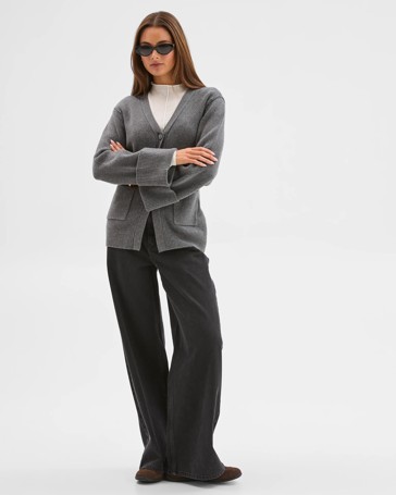 Lily Loves Australian Cotton Blend Longline Cardigan