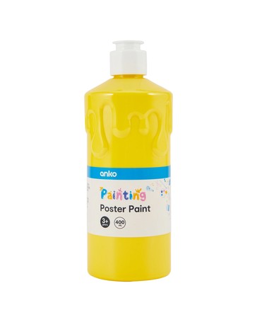 Poster Paint, Yellow - Anko