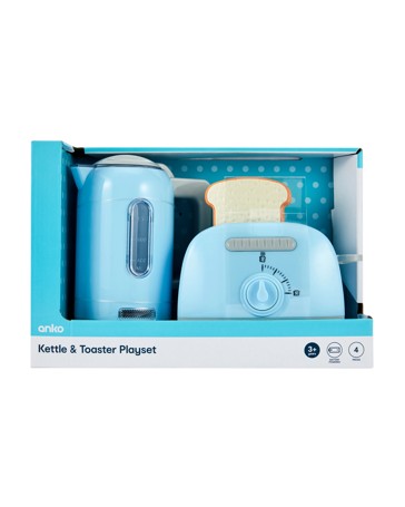 Anko 4 Piece Kettle and Toaster Playset