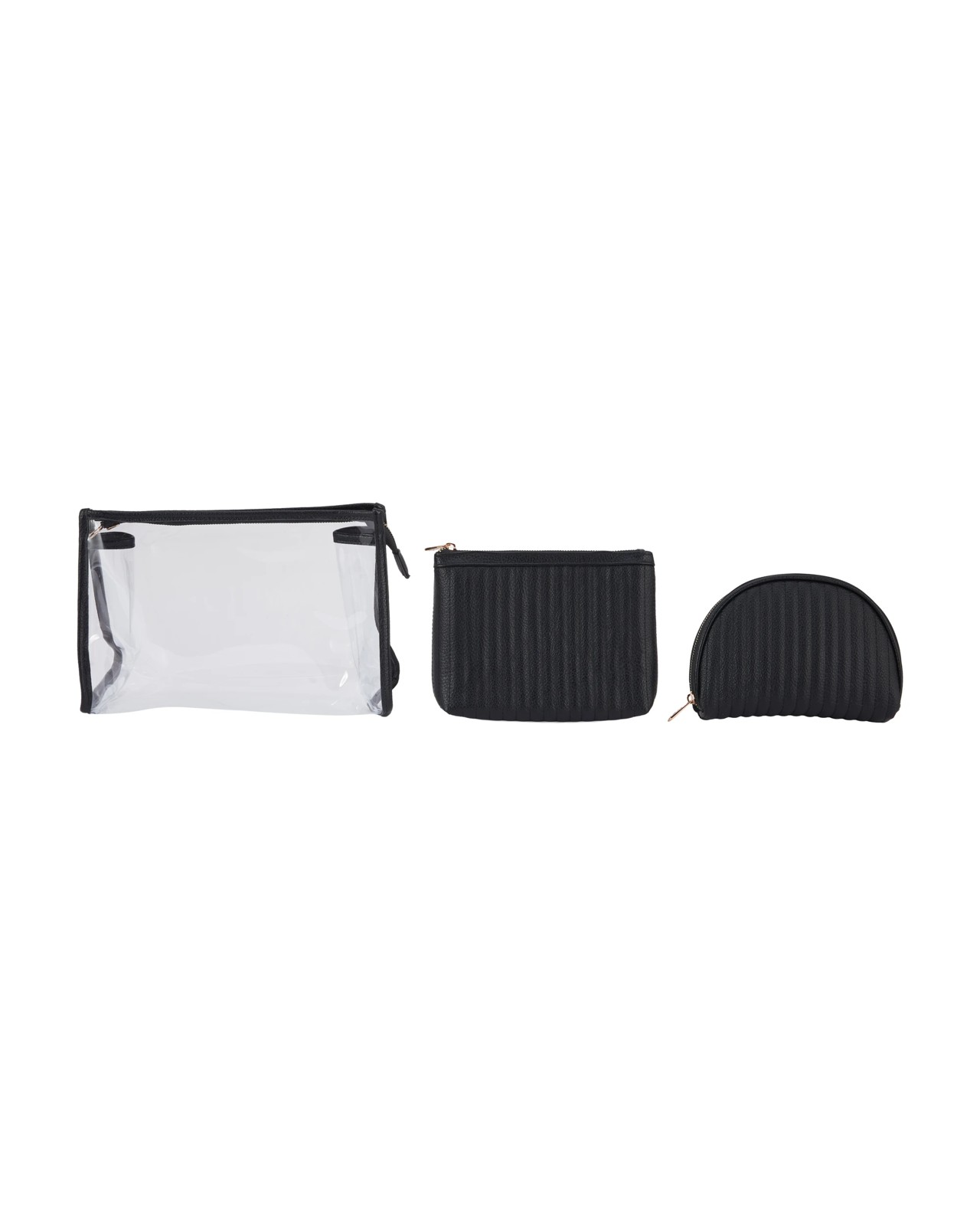 OXX Cosmetics 3 Piece Makeup Bag - Black 2 of 6