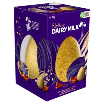 Cadbury Dairy Milk Deluxe Chocolate Easter Egg Gift Box 340g