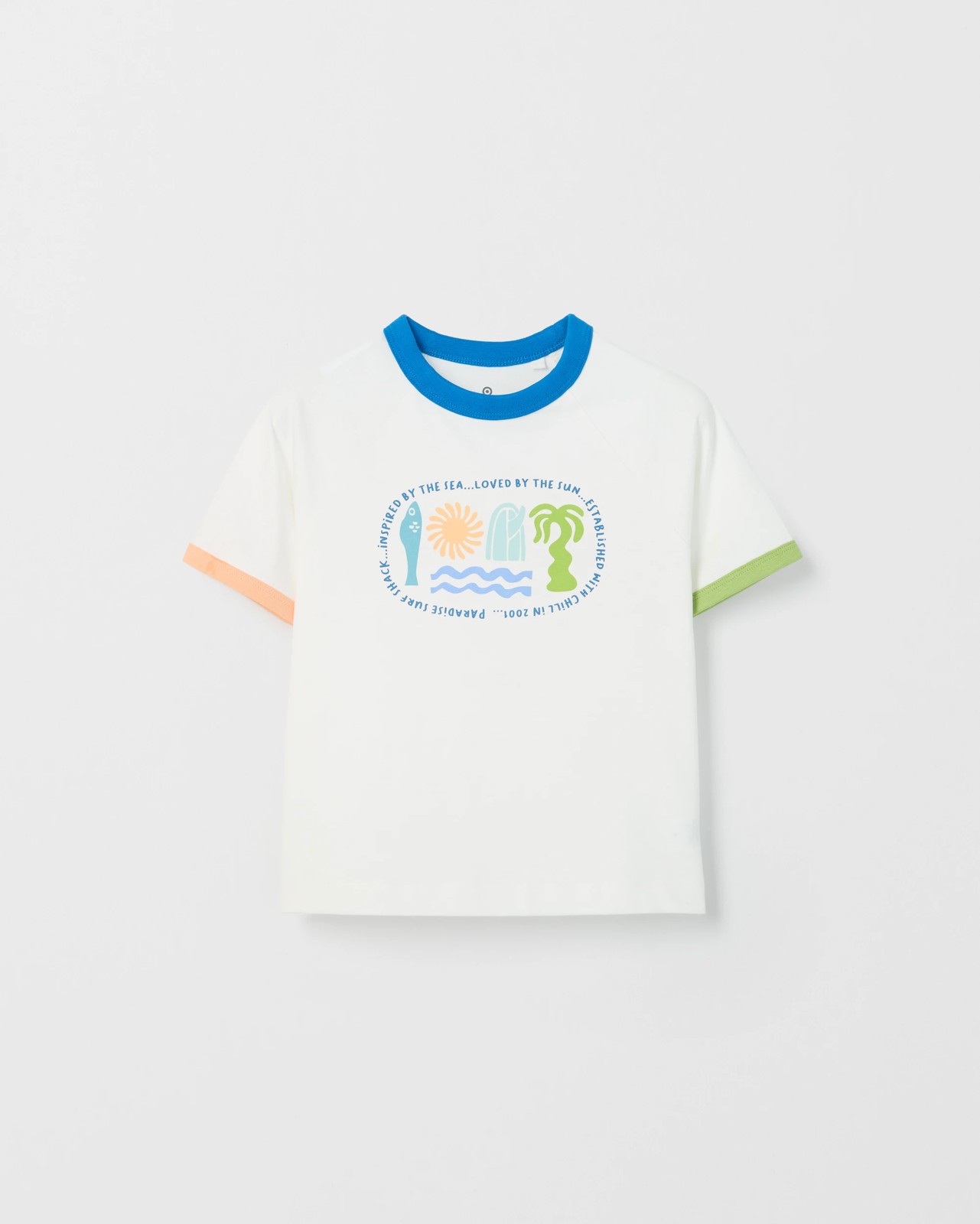 Australian Cotton Oversized Sporty T-Shirt - Multi 4 of 6