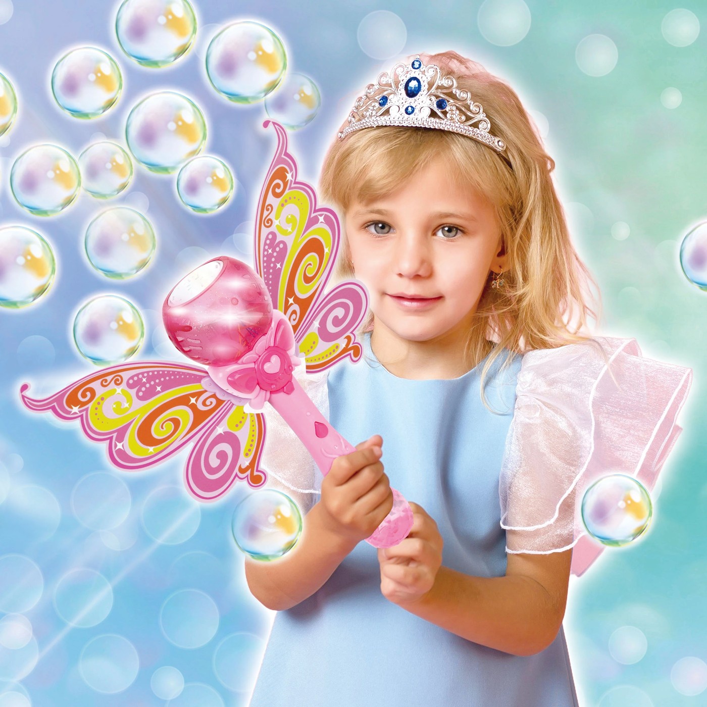 Light Up Bubble Fairy Wand - Assorted 6 of 6